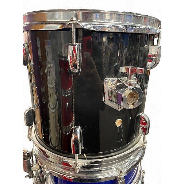 Groove Percussion Used Groove Percussion 5 Piece Drumset Black Drum Kit.gc