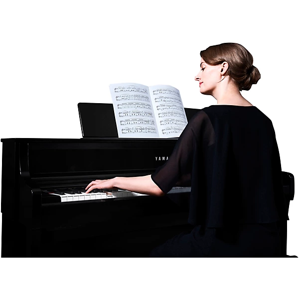 Clavinova CLP 875 Console Digital Piano With Bench Polished Ebony