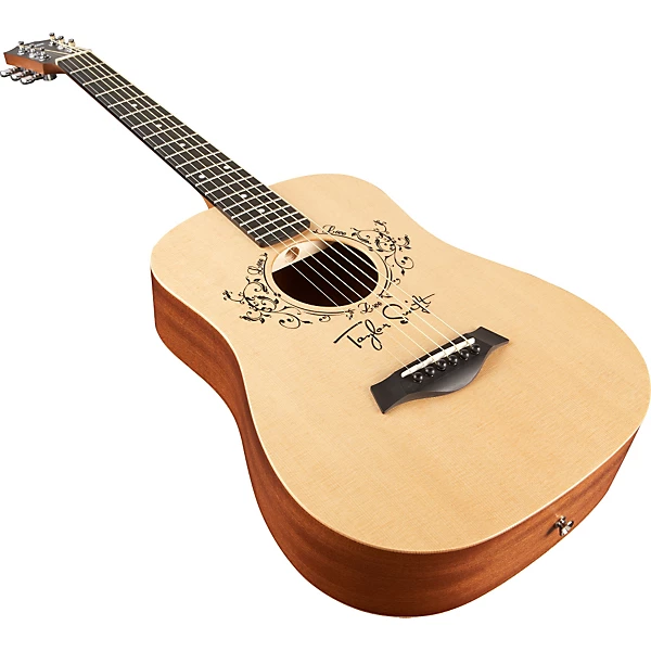 Taylor Swift Signature Baby Taylor Left Handed Acoustic Guitar Natural 3 4 Size Dreadnought