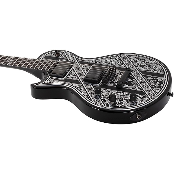 Solo II Przym Palladium Left Handed Electric Guitar Gloss Black