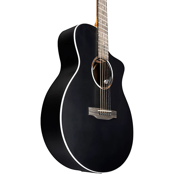 SCE Custom Road Series Ziricote Acoustic Electric Guitar Black