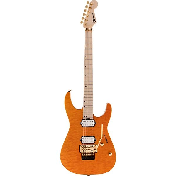 Charvel Pro Mod DK24 HH FR M QM Electric Guitar Dark Amber