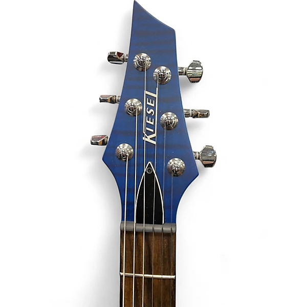 Kiesel Used Kiesel CUSTOM BUILD Blue Solid Body Electric Guitar.gc