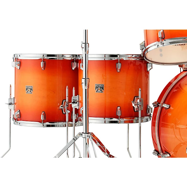 TAMA Superstar Classic Custom 7 Piece Shell Pack Level 1 Tangerine Lacquer Burst J13720004006000.gc