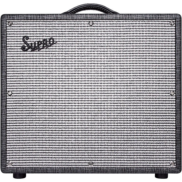 Supro Black Magick Reverb 25W 1x12 Tube Guitar Combo Amp Level 1 L26147004000000.gc