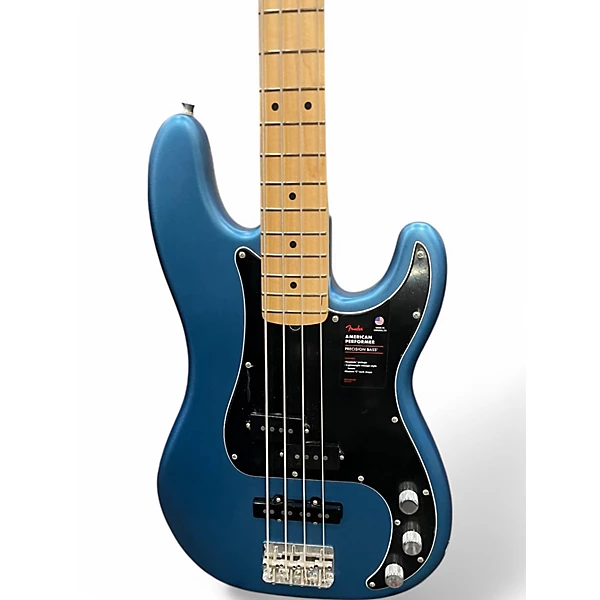 Fender Used Fender AMERICAN PERFORMER PRESICIAN BASS Lake Placid Blue Electric Bass Guitar.gc