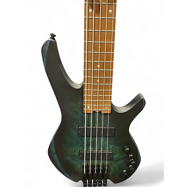 Cort Used Cort Artisan Space 5 Star Dust Green Electric Bass Guitar.gc