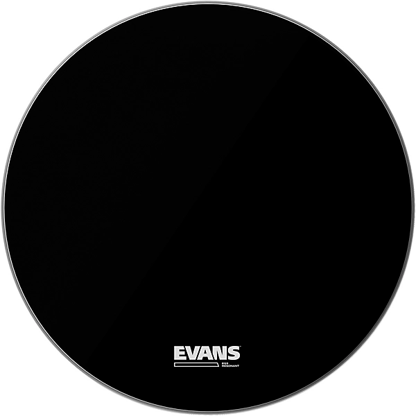 EQ3 Resonant Black Tom Drumhead for Floor Tom Conversion