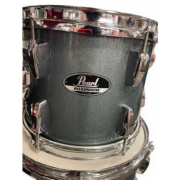 Pearl Used Pearl 4 Piece Roadshow Blue Drum Kit.gc
