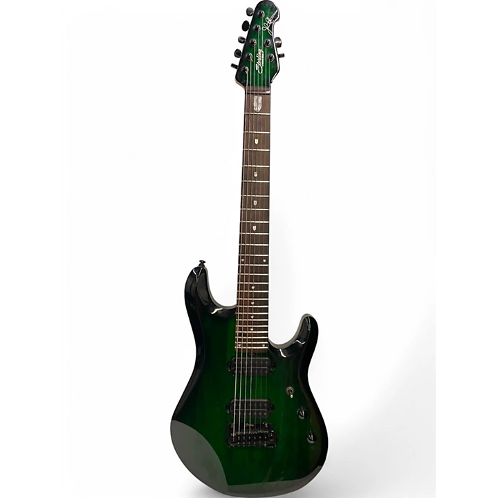 Used Sterling by Music Man JP50 John Petrucci Signature Green Solid Body Electric Guitar