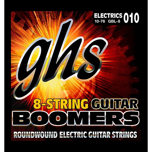 Boomer 8 String Light Electric Guitar Set 10 76