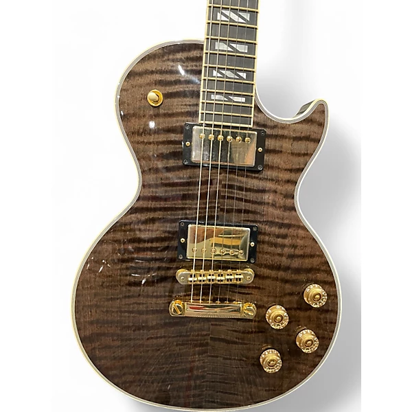 Gibson Used Gibson Les Paul Supreme Trans Black Solid Body Electric Guitar