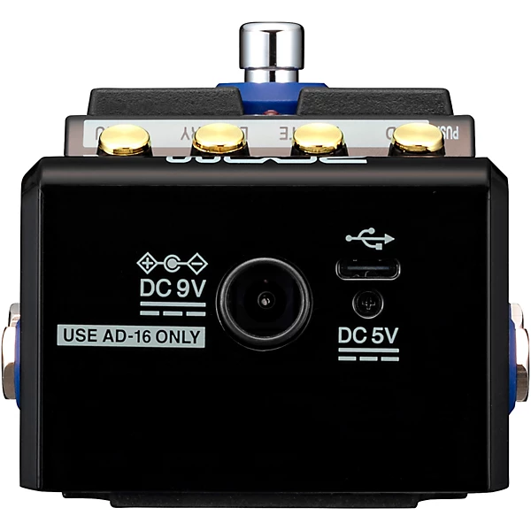 MS 80IR MultiStomp Pedal with Multi Layer IR Technology Effects Pedal Black and Gold