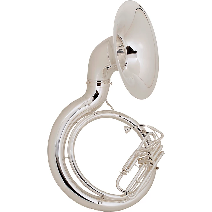 2350 Series Brass BBb Sousaphone 2350SP Silver Instrument Only