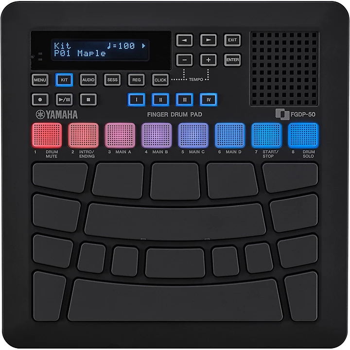 ADVANCED FUNCTIONALITY ALL IN ONE ERGONOMIC FINGER DRUM PAD Black