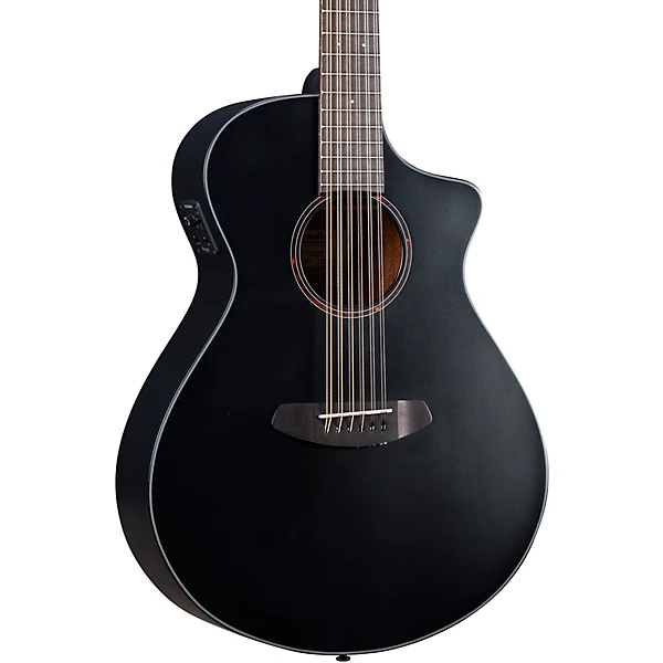 Breedlove Discovery S CE European Spruce 12 String Concert Acoustic Electric Guitar Black