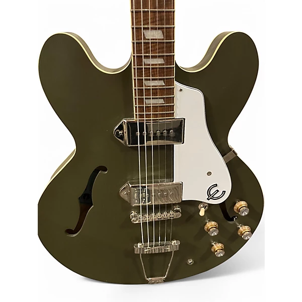 Epiphone Used Epiphone Casino Olive Drab Hollow Body Electric Guitar