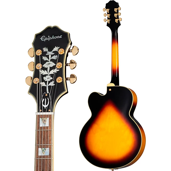 Broadway Hollowbody Electric Guitar Vintage Sunburst