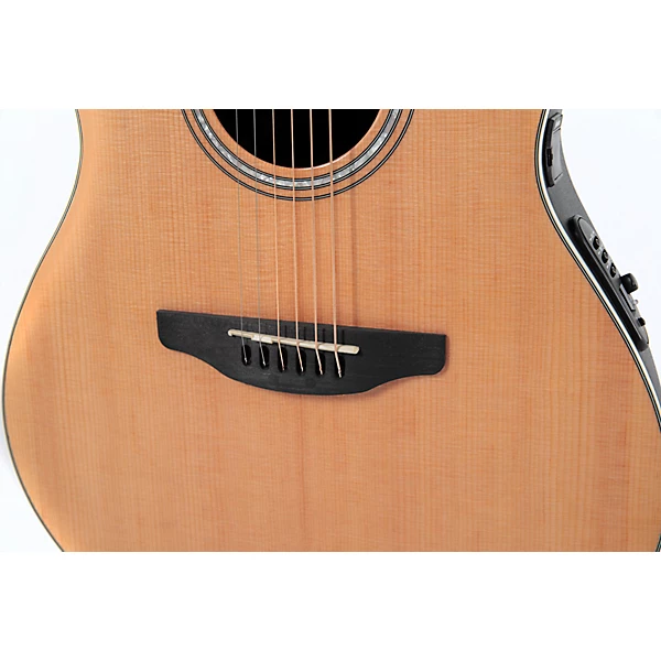Ovation CS24L Celebrity Series Traditional Mid Depth Left Handed Acoustic Electric Guitar Natural