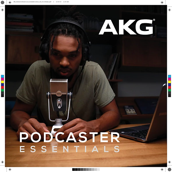AKG Podcaster Essentials With Lyra USB Microphone and K371 Headphones Level 1 L74375004000000.gc