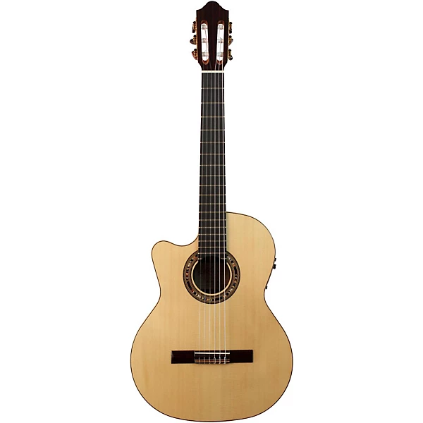 F65CW Left Handed Classical Acoustic Electric Guitar Natural