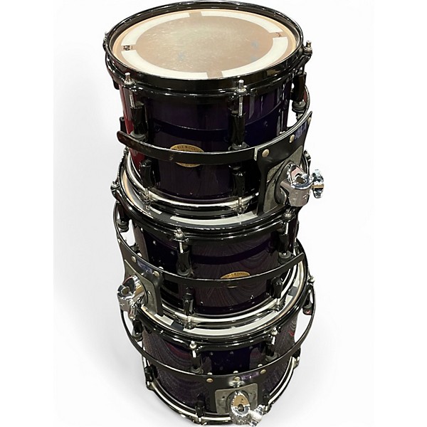 Used 2000s Noble & Cooley 4 Piece CD Maple Purple Lacquer Drum Kit