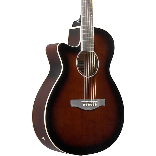 Ibanez AEG7L Left Handed Acoustic Electric Guitar Dark Violin Sunburst