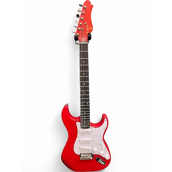 Used Lotus S STYLE  Red Solid Body Electric Guitar