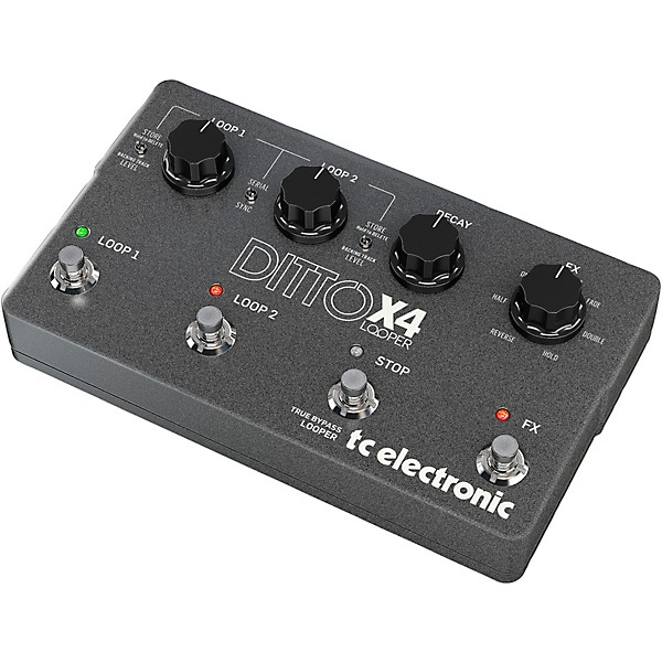 TC Electronic Ditto X4 Looper Effects Pedal Level 1 J31315004000000.gc