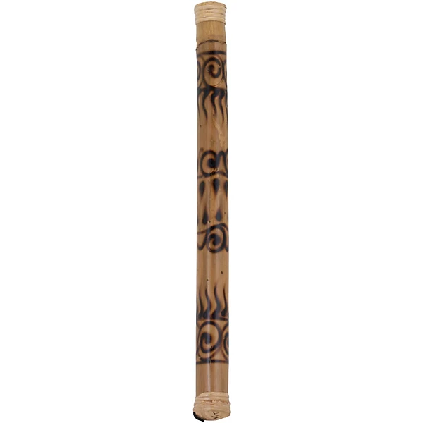 24 in Bamboo Rainstick in Hand Painted Rhythm Water Finish