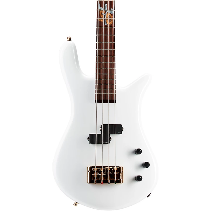Euro 4 Ian Hill Judas Priest 50th Anniversary Signature Electric Bass White