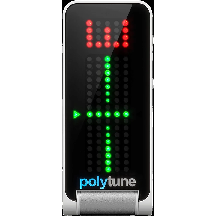 PolyTune Polyphonic Clip On Tuner White