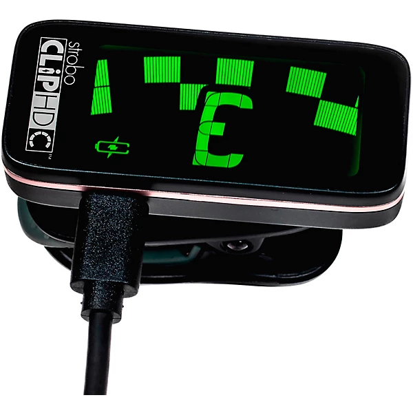 Peterson StroboClip HDC Rechargeable Clip On Tuner Black