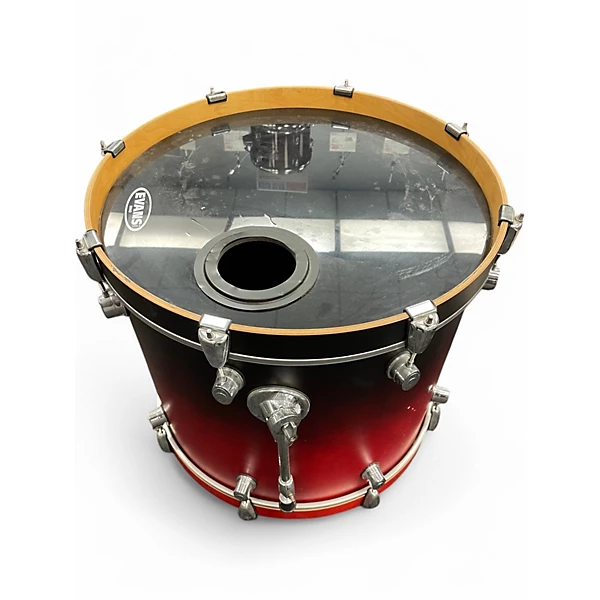 PDP by DW Used PDP by DW 5 Piece FS Series Red to Black Fade Drum Kit.gc
