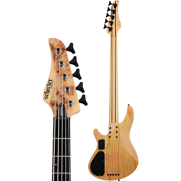 Schecter Guitar Research Reaper 5 Electric Bass Natural Satin