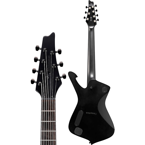 Iceman Iron Label 7str Electric Guitar Black Flat