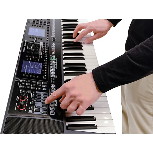 Roland E A7 ARRANGER KEYBOARD Level 1 Black J48723004001000.gc