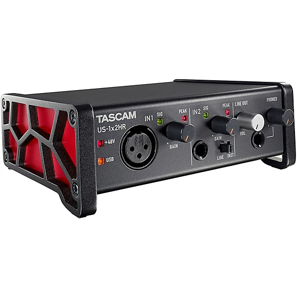 TASCAM US 1X2HR 2 Channel USB Audio Interface Level 1 L81046004000000.gc