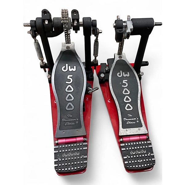 DW Used DW 5000 Series Double Double Bass Drum Pedal