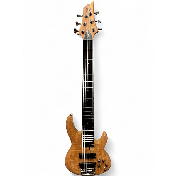 ESP Used ESP B206 6 String Natural Electric Bass Guitar