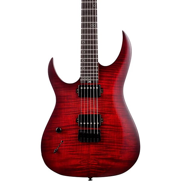 Schecter Guitar Research Sunset Extreme Left Handed Electric Guitar Scarlet Burst