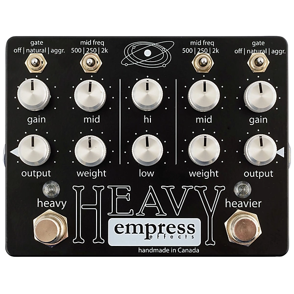 Heavy Dual Channel Distortion Guitar Effects Pedal