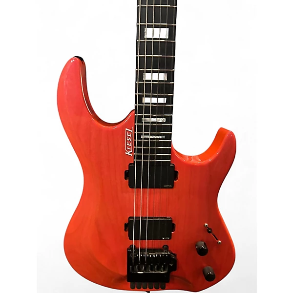 Kiesel Used Kiesel Osiris 6 Trans Pearl Pink Solid Body Electric Guitar.gc