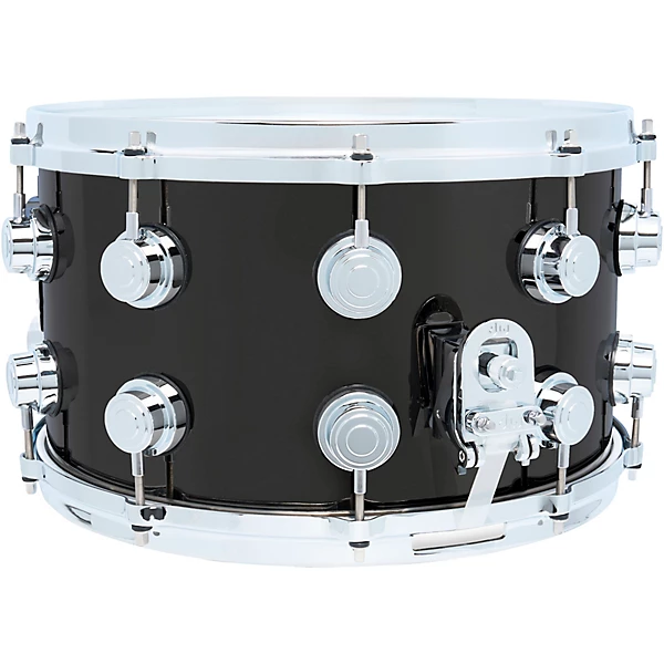 DW Collector's Series Black Nickel Over Brass Snare Drum With Die Cast Hoops 14 x 8 in. Black Nickel Over Brass