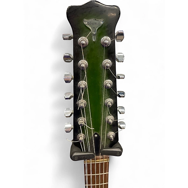 Used 2009 Burns DOUBLE SIX HANDMADE GREEN BURST Solid Body Electric Guitar