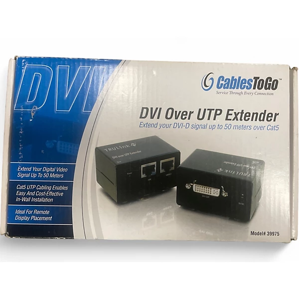 CABLES TO GO Used CABLES TO GO 39975 Trulink DVI over CAT5 interface.gc