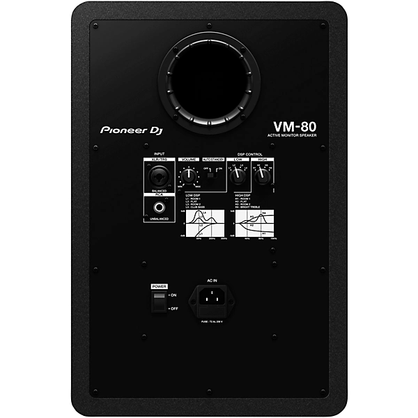 Pioneer DJ VM 80 8 Active Monitor Speaker Black Each Level 1 L98915004000000.gc