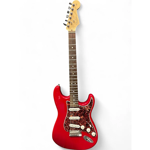 Fender Used Fender American Standard Stratocaster Dakota Red Solid Body Electric Guitar.gc