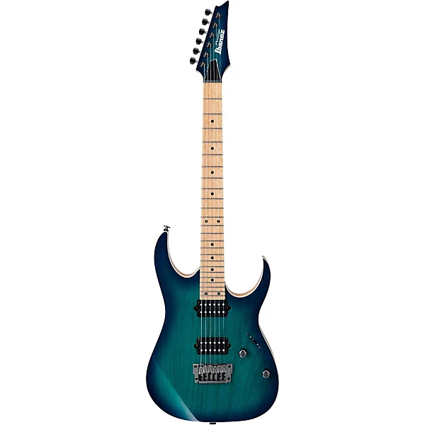 RG652AHMFX Prestige RG Series 6 String Electric Guitar Nebula Green Burst