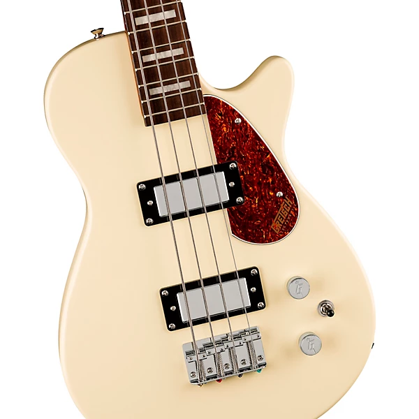 Gretsch Guitars Limited Edition Electromatic Junior Jet Bass II Short Scale Bass Guitar Vintage White
